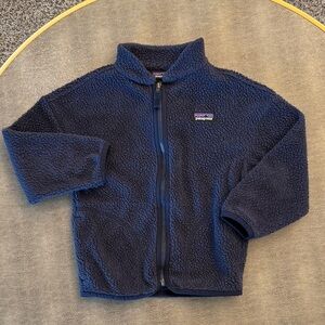 Patagonia Dark Blue Sherpa Jacket